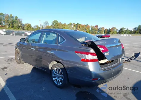 2015 Nissan Sentra Fe+ S/S/Sl/Sr/Sv from USA, damaged, VIN 3N1AB7AP1FL656726